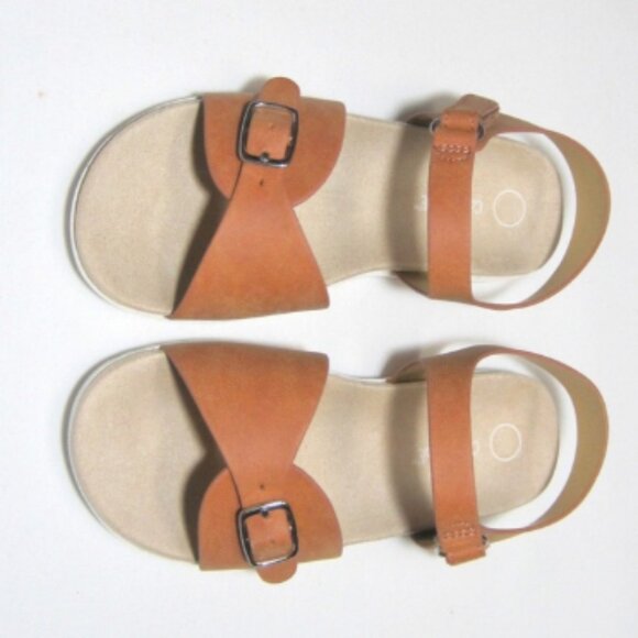 Cat & Jack Girls Tan Shoes – Size 10 – Adjustable Straps - Picture 1 of 4